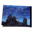'Los Roques de Garcia' im Nachthimmel