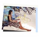 Nena liest gerne am Meer