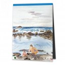 R35-008 / VAE - Dubai, Silhouette mit Burj Khalifa